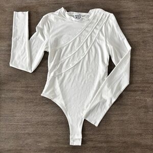 Princess polly white long sleeve bodysuit